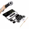 Portable Hand Roll UP Electronic Drum Kit Silicone Digital USB MIDI Electric Drum Sets Foldable MINI Handy E Drum Pad For Kids
