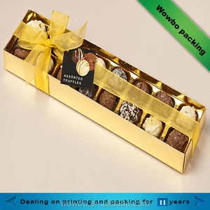 wholesale fancy design chocolate packaging tray