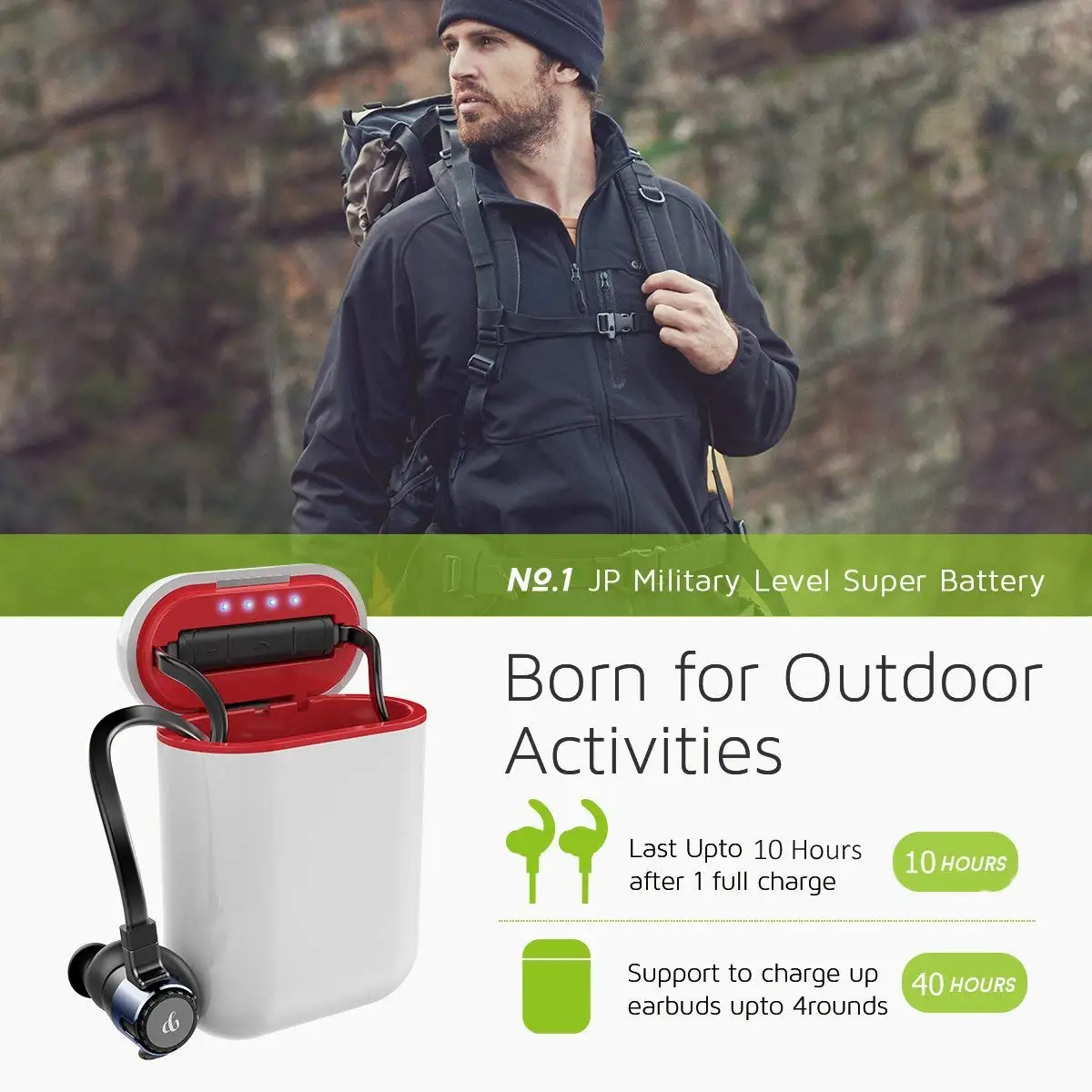 High Quality Sport Earbuds Headphones Stylish Design Stereo Bluetooth Wireless Earbuds - ANKUX.COM