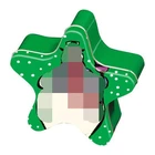 Special shape star shape hot sale christmas candy gift tin box