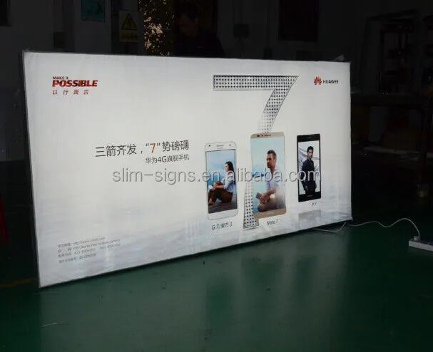 Large Format Indoor Backlit Banner Giant Fold Up Lightbox Buy