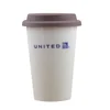 MIDA Personalized Bone china 15oz Coffee Mug Conic Keep Ceramic Cup with Lid