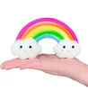 Jumbo Smiley Rainbow Squishy Slow Rising Simulation Bread Cake Soft Scented Squeeze Toy Stress Relief fidget spinners