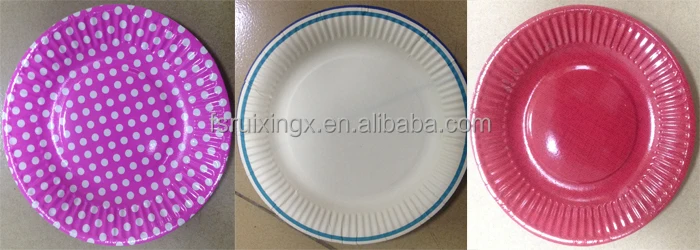 disposable paper plate machinery