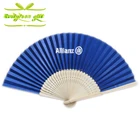 Paper Fan Folding Hand Fan Custom Made Craft Bamboo Skeleton Paper Folding Hand Fan With Your Artwork