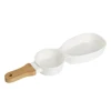 New products restaurant divided ceramic soy sauce dish serving dishes for catering
