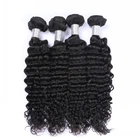 Top quality free sample 100% virgin Peruvian human deep wave hair bundles private label hair extensions