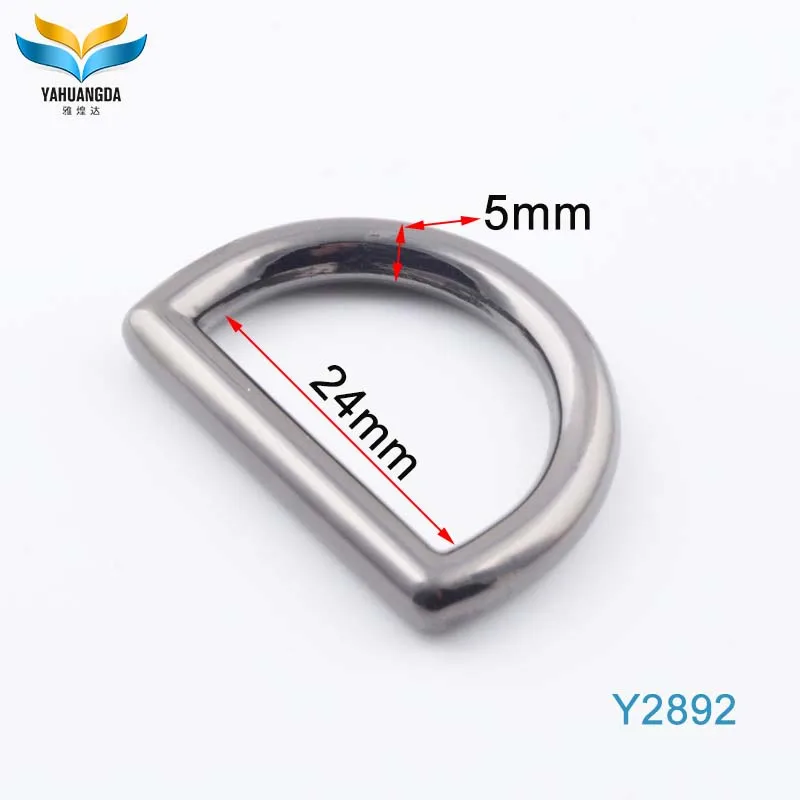 Extensive handbag use zinc alloy hardware metal handbag D ring