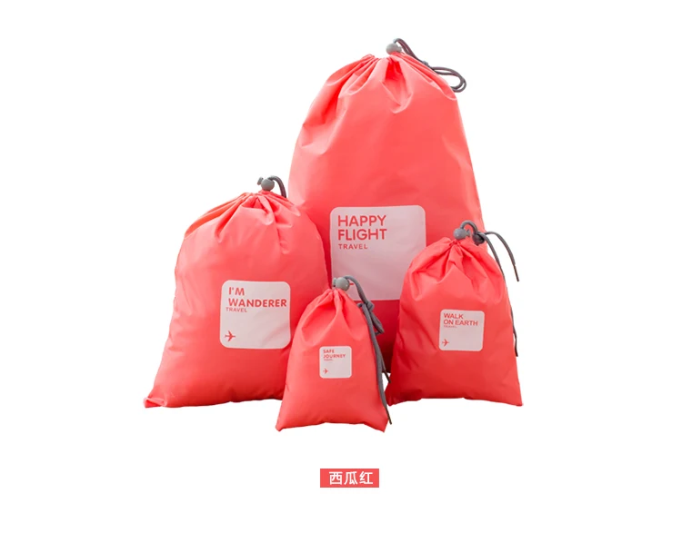 Custom waterproof pouch nylon drawstring bag