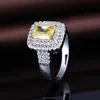 Citrine Color Stone Jewelry Finding Engagement Ring Setting