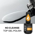 OEM Long lasting & Good Quality UV Gel No-Cleanse Top Coat For Nail Arts