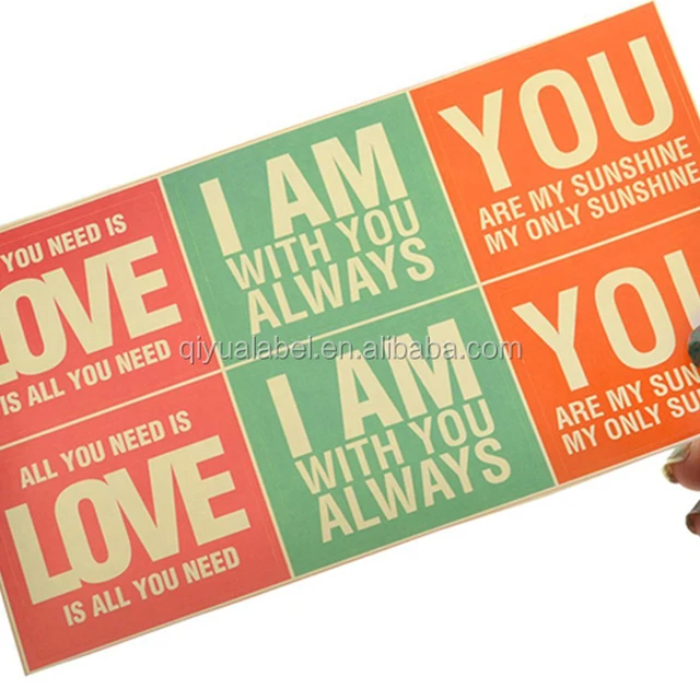 custom gift boxs seal sticker label adhesive paper sticker for