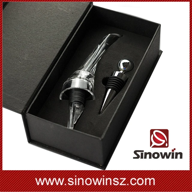 transparent acrylic wine aerator pourer with a fast aerating