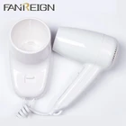 Commercial mini plastic wall mount hair dryers in bathrooms