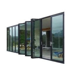 Aluminum glass window frame tempered