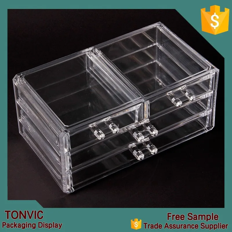 Wholesale Clear Acrylic Makeup Cosmetic Storage Organizer Wholesale Clear Acrylic Makeup Cosmetic Storage Organizer