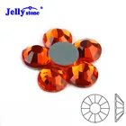 High Quality SS10 Hyacinth Round Glass Hotfix Flat Back Rhinestone for 3D Nail Art Designs!