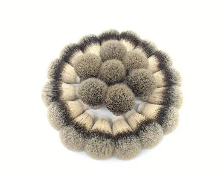 Badger brush head, men's beard brush stock