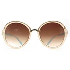 Trendy Women Sun Shades Glasses Plastic Frame Retro Round Sunglasses