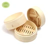 Manufacture direct supply High Quality Bamboo Mini Dim sum Steamer Cooker Basket in steamers for kitchen cookware wholesale