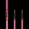 Wholesale EL light visible Glowing Handsfree Adaptor Cable 3.5mm Stereo Audio Cable Built-In Microphone High grade