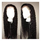 Baoli Factory virgin indian colored water wave lace front wigs,9A Glueless full lace wig human hair with baby hair