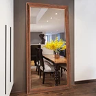 Rectangular Bathroom Vanity Mirror Beautiful Full-Length Living Room Floor Mirror Wall Dressing Mirror