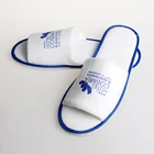 Terry Slippers Slipperslipper Terry Bathroom Slippers Custom Logo Open Toe Terry Hotel Bathroom Slippers