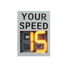 solar traffic signal light controller safety reflector warning triangle radar led speed sign