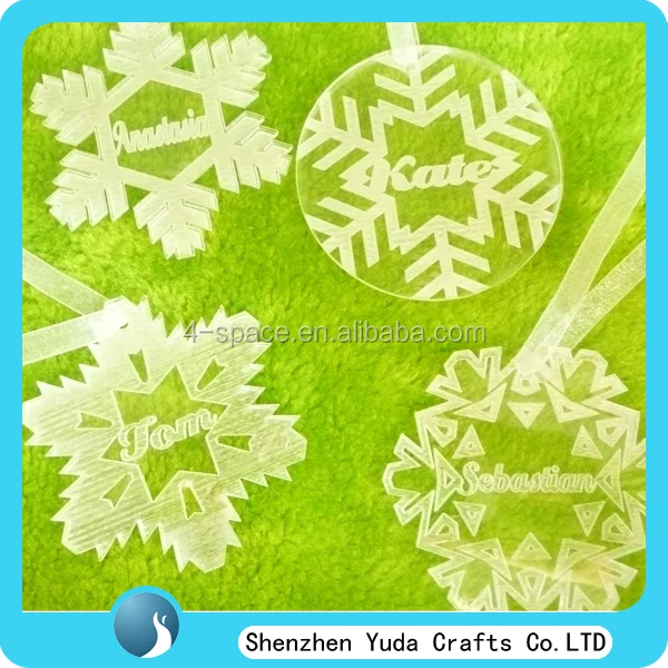 personalised gift clear engraved plexiglass christmas tree