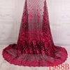 2019 guangzhou top high quality nigerian embroidery lace trim 3d