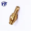 Custom fabrication machining brass part , Gourd shape threaded bush for washing machine