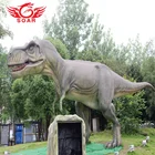Alive realistic adult lifesize velociraptor walking dinosaur model exhibition