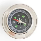 High Quality Classic Silver Outdoor Pocket Metal Compass