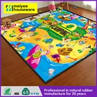 On sale Natural Rubber Material can be customized any pictures folding baby care crawling play mat