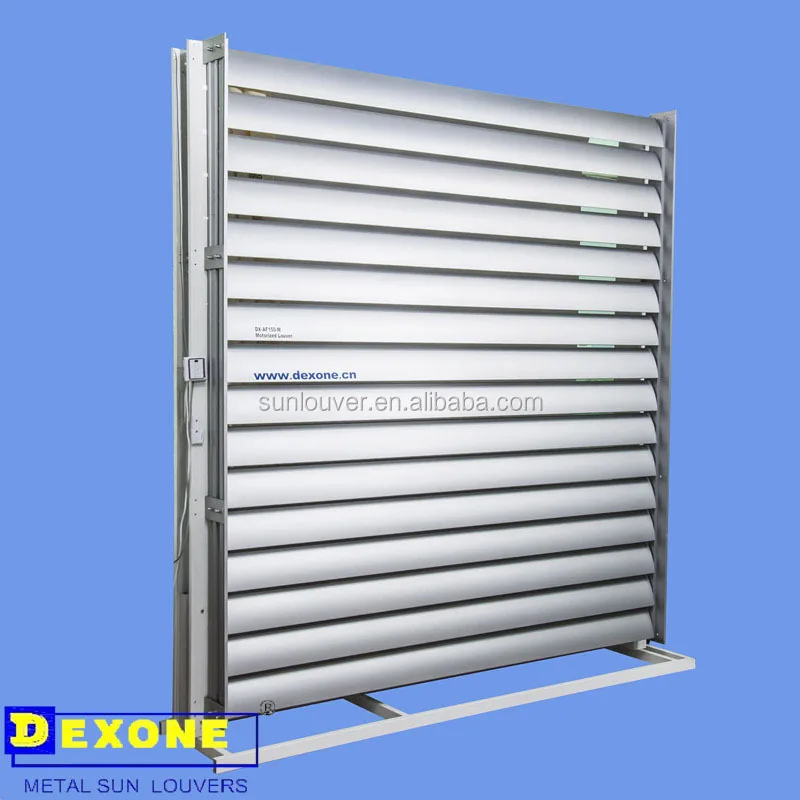Aluminum hurricane shutters to Protect the building from Hurricane
