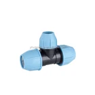 an hdpe pipe fitting pe plastic compression thread italy style reducing tee