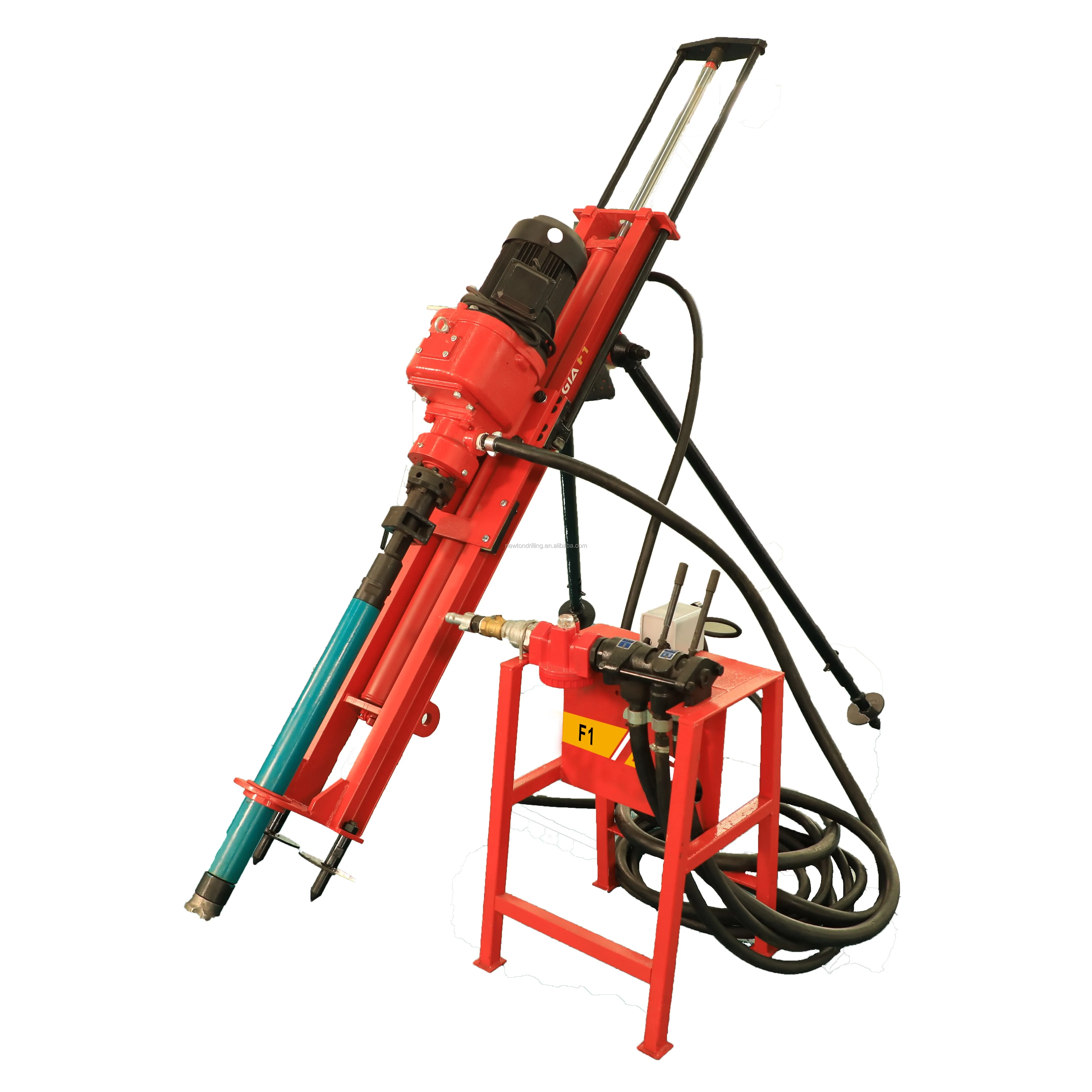 DTH electric stone small borehole drilling machine