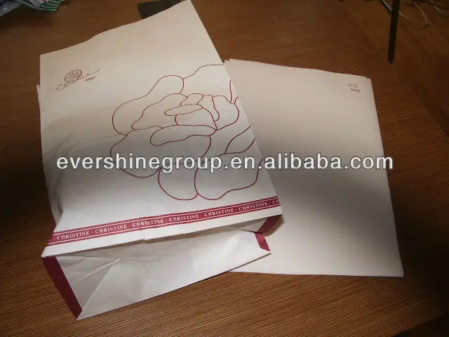 buy printed white kraft paper bag,decorative handmade paper gift