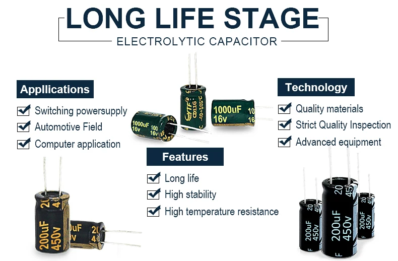 400v 47uf electrolytic capacitor
