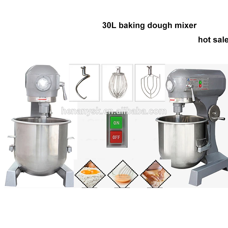 Multi-functional doug mixer / egg mixer / flour mixer 30L