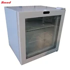 High Quality Glass Door Upright Mini Portable Freezer
