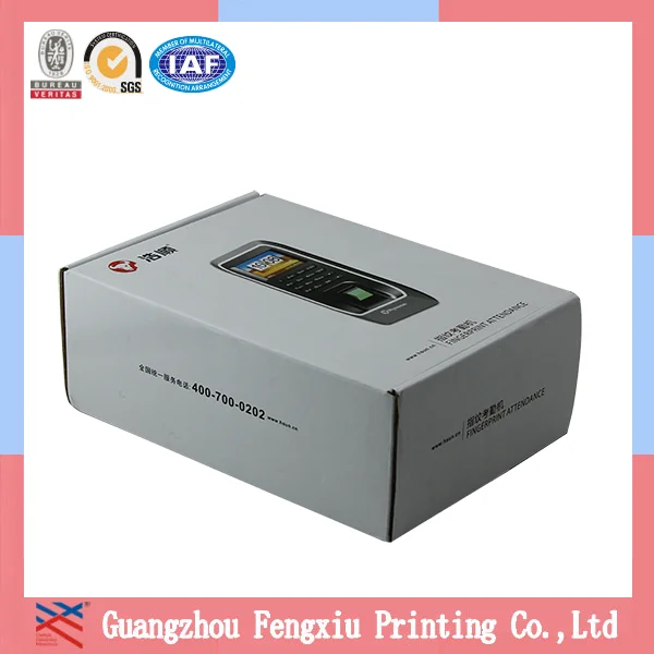 wholesale custom color printed tuck top e flute corrugated paper