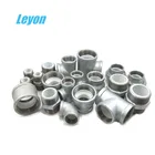 GI Pipe Fitting Iron Thread Malleable Iron Plumbing Materials galvanized Black Pipe Fittings/Carbon Steel Nipple GI Union Socket
