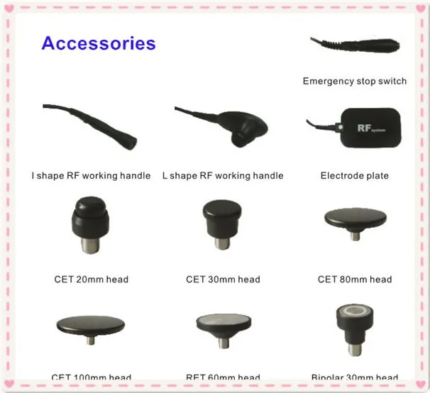 Diathermy Face Lifting radio frequency beauty equipment for facial skin tighten