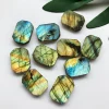 Hot sale nature good quality moon stone wonderful colorful color Feng shui articles Labradorite