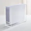 OEM portable pmma office supplies document organizer acrylic office file rack