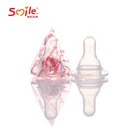 Yiwu manufacturer factory price different baby stage use transparent soft silicone drinking nipple for baby