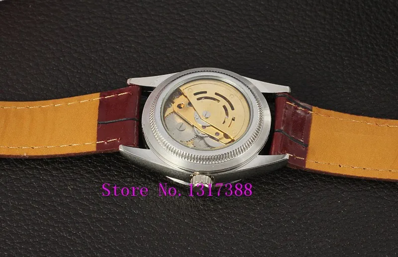New Casual Fashion Watch WINNER Women Automatic Mechanical Watch Leather Strap Dress Watches For Ladies Best Gift Wristwatches