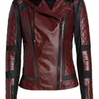 Leather Jacket Windbreaker Women Top Quality Hooded Leather Mesh Moto Jacket Windbreaker Hoodie Jacket For Women